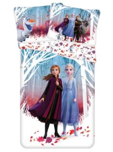   Disney Jégvarázs Leaves ágyneműhuzat 140×200cm, 70x90 cm microfibre /microfiber