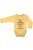 Kynga feliratos sárga hosszú ujjú baba body - Kezelési útmutató 56, 62, 68, 74, 80, 86, 92, 98 cm - MEGSZŰNŐ TERMÉK, UTOLSÓ DARABOK