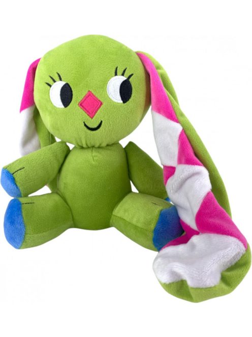 Kockásfülű nyúl plűss állatka 23 cm Nr1