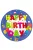 Happy Birthday papírtányér, party tányér 8 DARABOS, 23 cm FSC Nr2