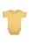 Kynga sárga rövid ujjú koraszülött baba body 44, 50, 56 cm