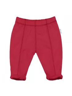   Kynga piros koraszülött talpas babanadrág - Szabott 44, 50, 56 cm - MEGSZŰNŐ TERMÉK, UTOLSÓ DARABOK!