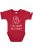 Kynga feliratos piros rövid ujjú baba body - Legdrágább ébresztőóra 56, 62, 68, 74 cm - MEGSZŰNŐ TERMÉK, UTOLSÓ DARABOK