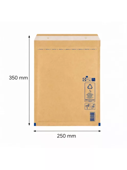 Légpárnás boríték, bubis boríték - Barna 250x350 mm G/17 (W7 méret) 1 darab