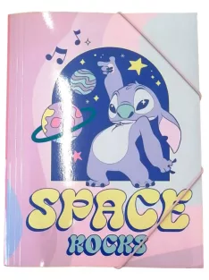   Disney Lilo és Stitch, A csillagkutya Space Rocks A/4 gumis mappa Nr1