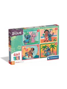   Disney Lilo és Stitch, A csillagkutya 4 az 1-ben puzzle Clementoni