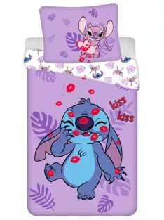   Disney Lilo és Stitch, A csillagkutya Kiss ágyneműhuzat 140×200cm, 70×90 cm Nr8