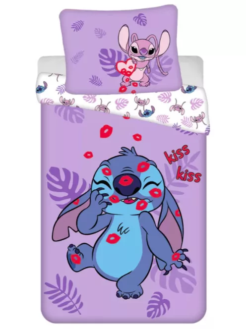 Disney Lilo és Stitch, A csillagkutya Kiss ágyneműhuzat 140×200cm, 70×90 cm Nr8