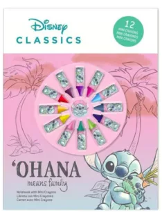   Disney Lilo és Stitch, A csillagkutya Cheeky füzet + mini zsírkréta szett Nr2