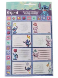   Disney Lilo és Stitch, a csillagkutya Aliens füzetcímke MATRICÁVAL 16 darabos