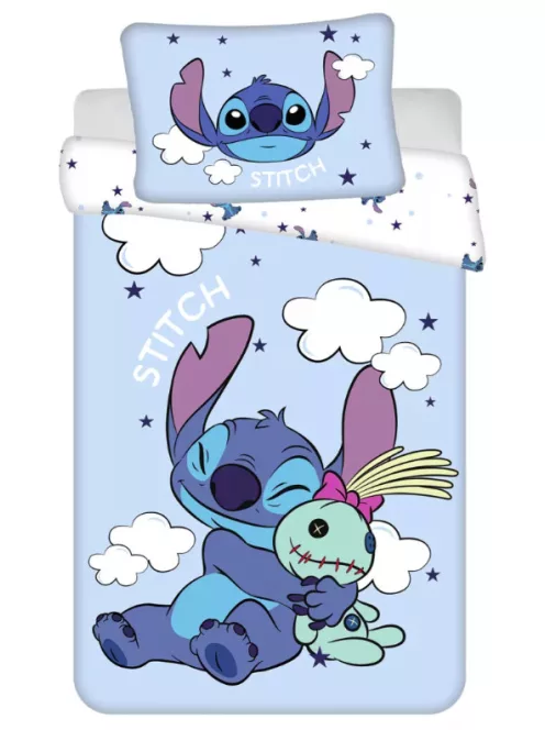 Lilo és Stitch, A csillagkutya gyerek, ovis ágyneműhuzat 100×135 cm, 40×60 cm Nr 04