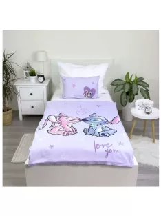   Lilo és Stitch, A csillagkutya gyerek, ovis ágyneműhuzat 100×135 cm, 40×60 cm Nr 05