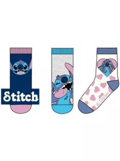   Lilo és Stitch, A csillagkutya gyerek bokazokni 3 pár/csomag 23-34 Nr1