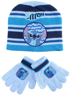   Disney Lilo és Stitch, A csillagkutya Waves gyerek sapka + kesztyű szett Nr4