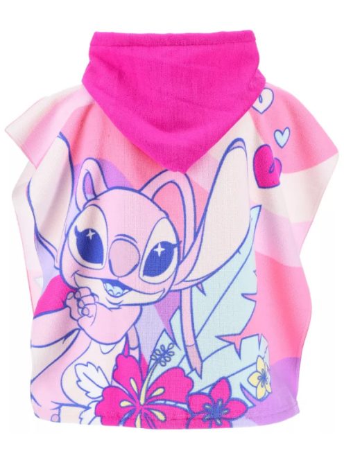 Disney Lilo és Stitch, A csillagkutya Angel strandtörölköző poncsó 55x110 cm (Fast Dry) Nr4