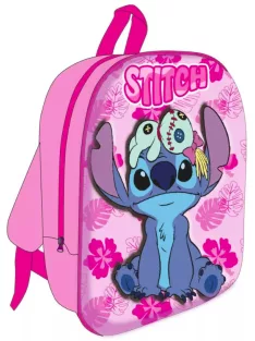   Disney Lilo és Stitch, A csillagkutya Pink Mischief 3D hátizsák, táska 30 cm Nr9