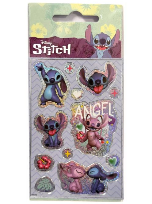 Disney Lilo és Stitch, A csillagkutya Kiss hologramos matrica szett Nr2