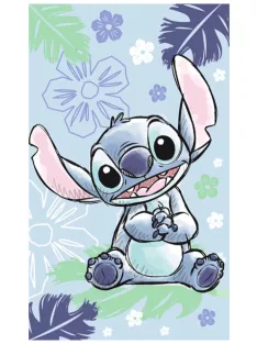   Disney Lilo és Stitch, a csillagkutya Ohana Blue kéztörlő, arctörlő, törölköző 30x50 cm Nr3