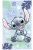 Disney Lilo és Stitch, a csillagkutya Ohana Blue kéztörlő, arctörlő, törölköző 30x50 cm Nr3