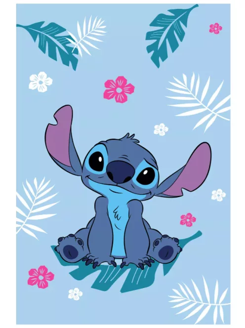 Disney Lilo és Stitch, A csillagkutya Blue polár takaró, pléd 100x150 cm Nr8