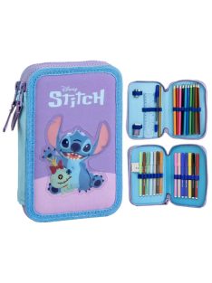   Disney Lilo és Stitch, A csillagkutya Scrump töltött tolltartó 2 emeletes