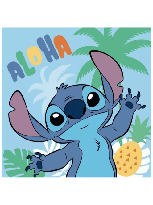 Disney Lilo és Stitch, A csillagkutya Ananas kéztörlő, arctörlő, törölköző 30x30 cm Nr3