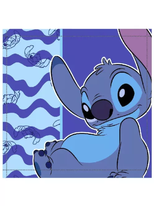 Lilo és Stitch, A csillagkutya kéztörlő, arctörlő, törölköző 30x30 cm Nr 05