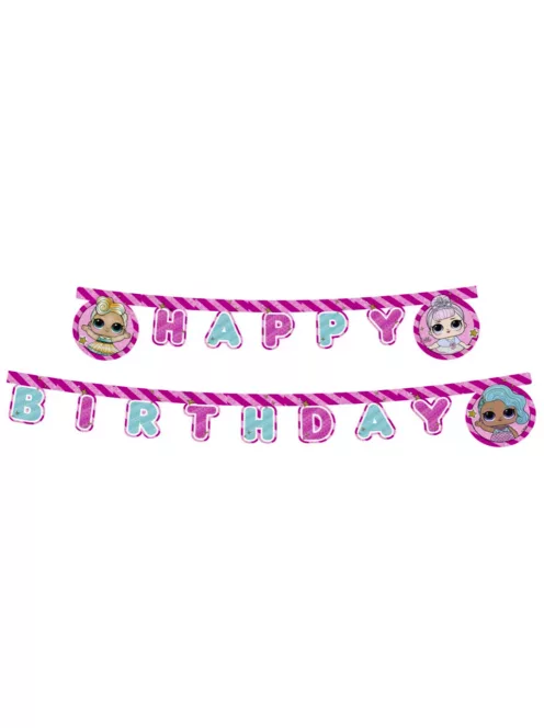 LOL Surprise Happy Birthday felirat FSC 2 méter Nr1