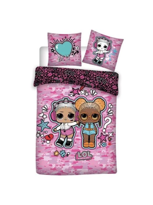 LOL Surprise ágyneműhuzat 140×200 cm, 63×63 cm microfibre /microfiber Nr1