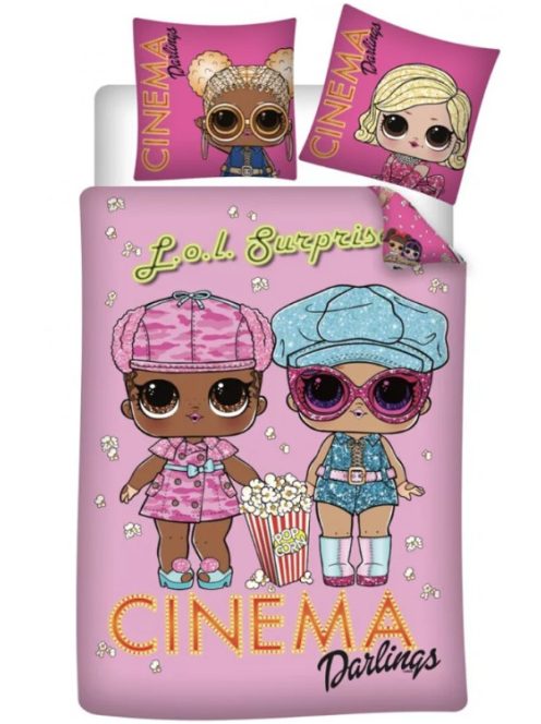 LOL Surprise Cinema ágyneműhuzat 140×200 cm, 63×63 cm microfibre /microfiber Nr2