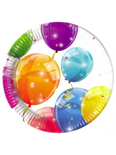   Lufis Sparkling papírtányér, party tányér 8 DARABOS, 20 cm FSC Nr1