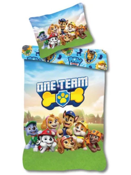 Mancs Őrjárat One Team ágyneműhuzat 140×200cm, 70×90 cm Nr26
