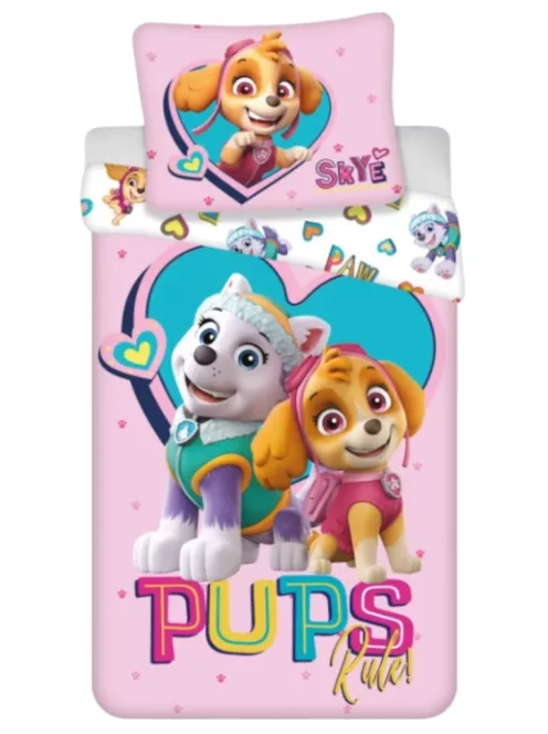 Mancs Őrjárat Pups Rule ágyneműhuzat 140×200cm, 70×90 cm Nr28