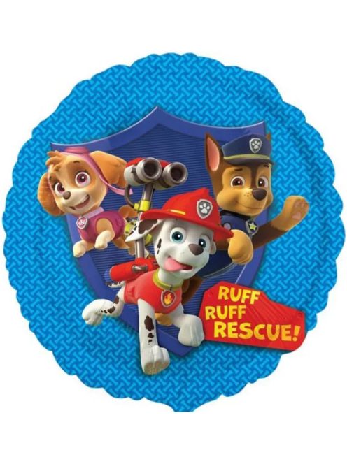 Mancs Őrjárat Ruff Ruff fólia lufi 43 cm Nr7 (WP)