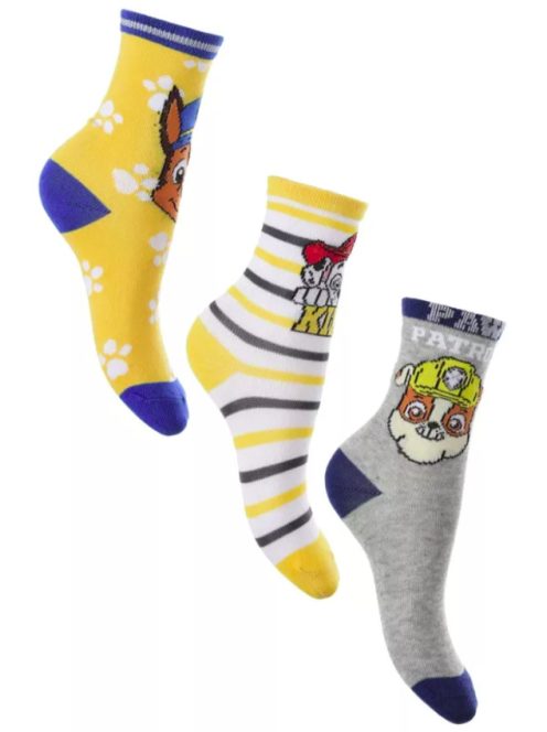 Mancs Őrjárat gyerek bokazokni 3 pár/csomag 23-34 Nr12