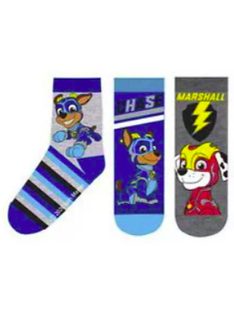 Mancs Őrjárat gyerek bokazokni 3 pár/csomag 23-34 Nr2