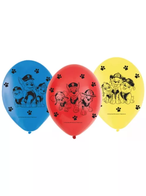 Mancs Őrjárat Heroes léggömb, lufi 8 db-os 22,8 cm Nr1