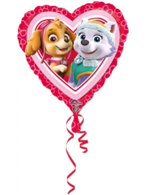 Mancs Őrjárat Love fólia lufi 43 cm