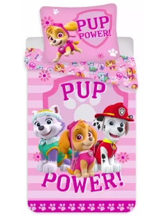   Mancs Őrjárat Pup Power Pink ágyneműhuzat 140×200 cm, 70×90 cm microfibre /microfiber Nr20