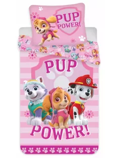   Mancs Őrjárat Pup Power Pink ágyneműhuzat 140×200 cm, 70×90 cm microfibre /microfiber Nr22