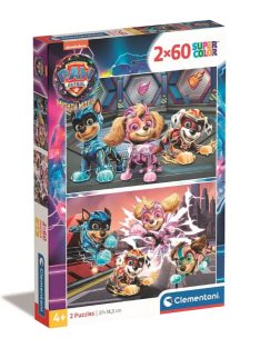 Mancs Őrjárat Mighty 2x60 db-os puzzle Clementoni