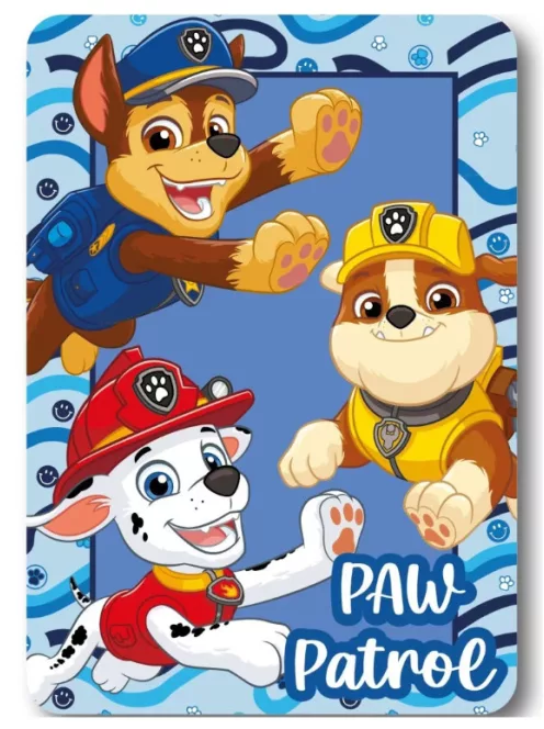 Mancs Őrjárat Bay Buddies polár takaró, pléd 100x140 cm Nr13