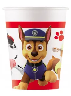   Paw Patrol Ready For Action, Mancs Őrjárat papír pohár 8 DARABOS 200 ml FSC Nr6