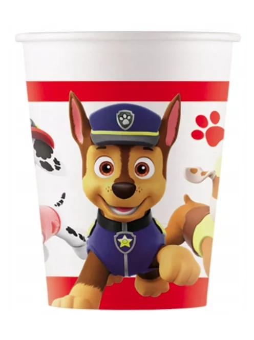 Paw Patrol Ready For Action, Mancs Őrjárat papír pohár 8 DARABOS 200 ml FSC Nr6