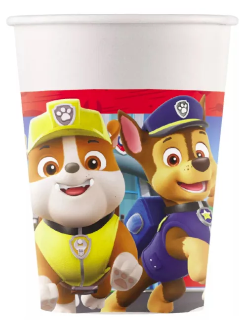 Mancs Őrjárat Rescue Heroes papír pohár 8 DARABOS 200 ml FSC Nr7
