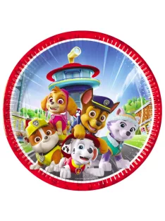   Mancs Őrjárat Rescue Heroes papírtányér 8 DARABOS, 23 cm FSC Nr7