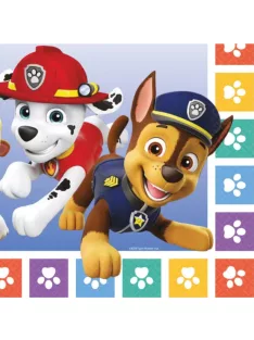   Paw Patrol, Mancs Őrjárat szalvéta 16 DARABOS, 33x33 cm FSC Nr2