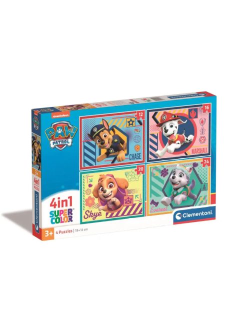 Mancs Őrjárat Unique 4 az 1-ben puzzle Clementoni