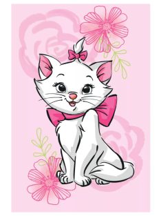   Disney Marie Pink Flower polár takaró, pléd 100x150 cm Nr1