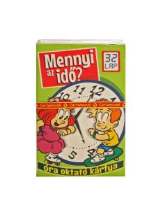 Mennyi az idő? óra oktató kártya - Cartamundi